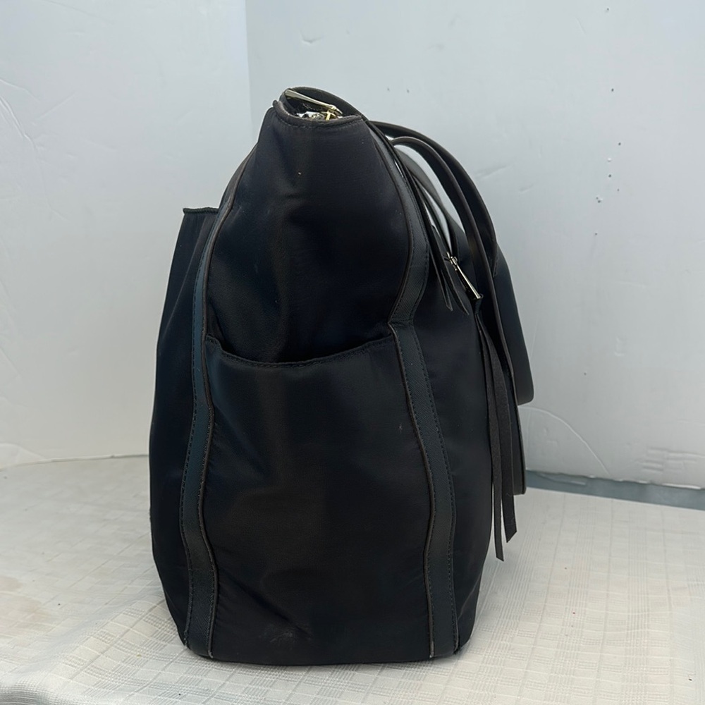 Aimee Kesternberg Sicily black nylon tote shopper travel bag - Picture 4 of 9